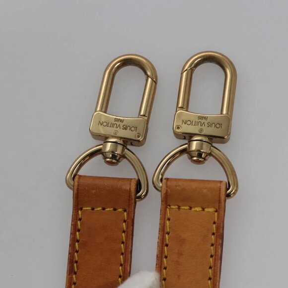 LOUIS VUITTON Adjustable Shoulder Strap Leather 36.6""-44.1"" Beige Auth EC522 - Picture 6 of 9